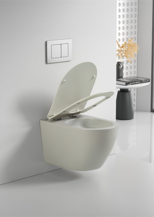Wall-hung toilet Rimless dual-flush