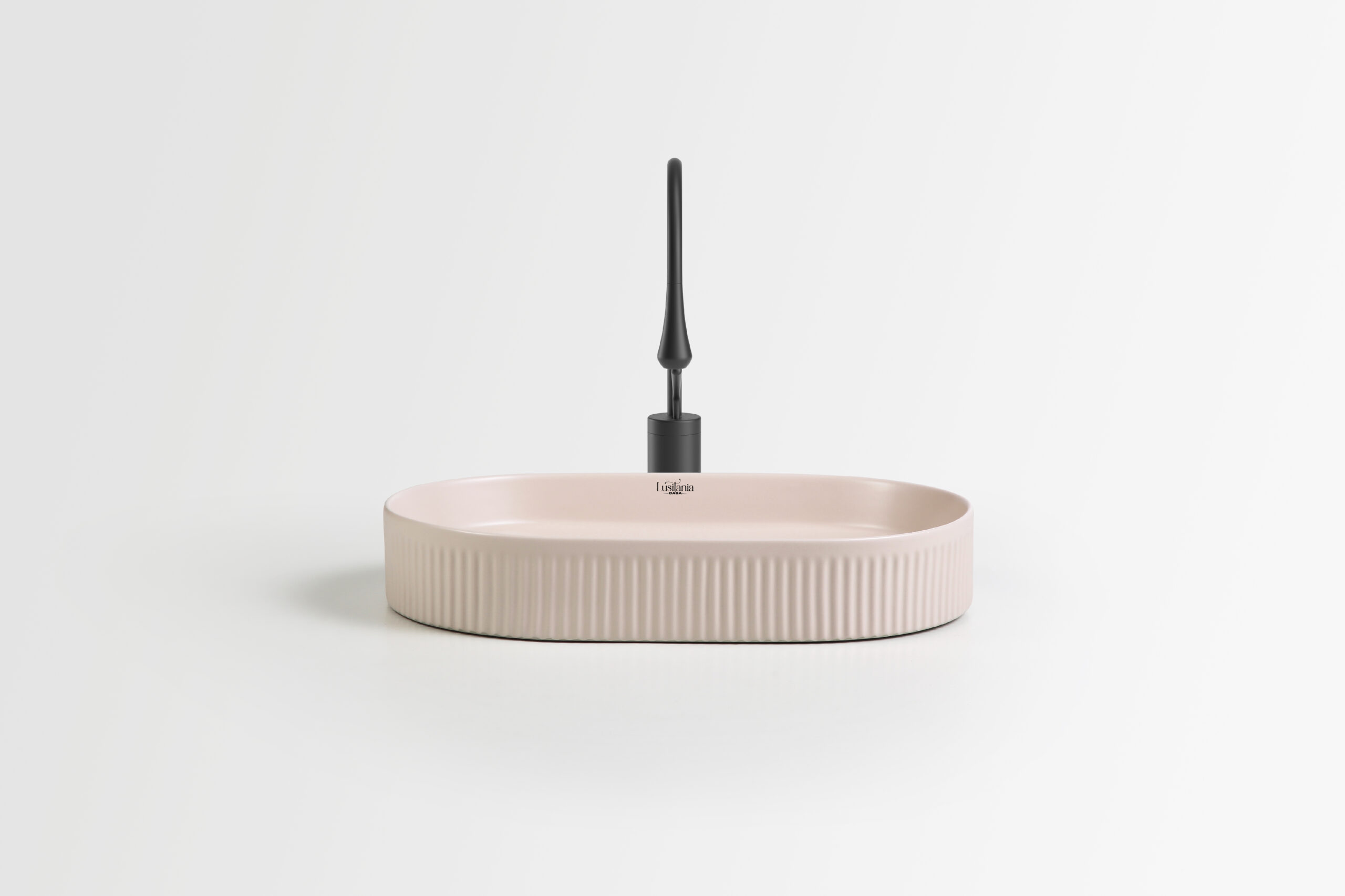 Linea Basin - 60 x 37.5 x 11mm - Matte Kakii