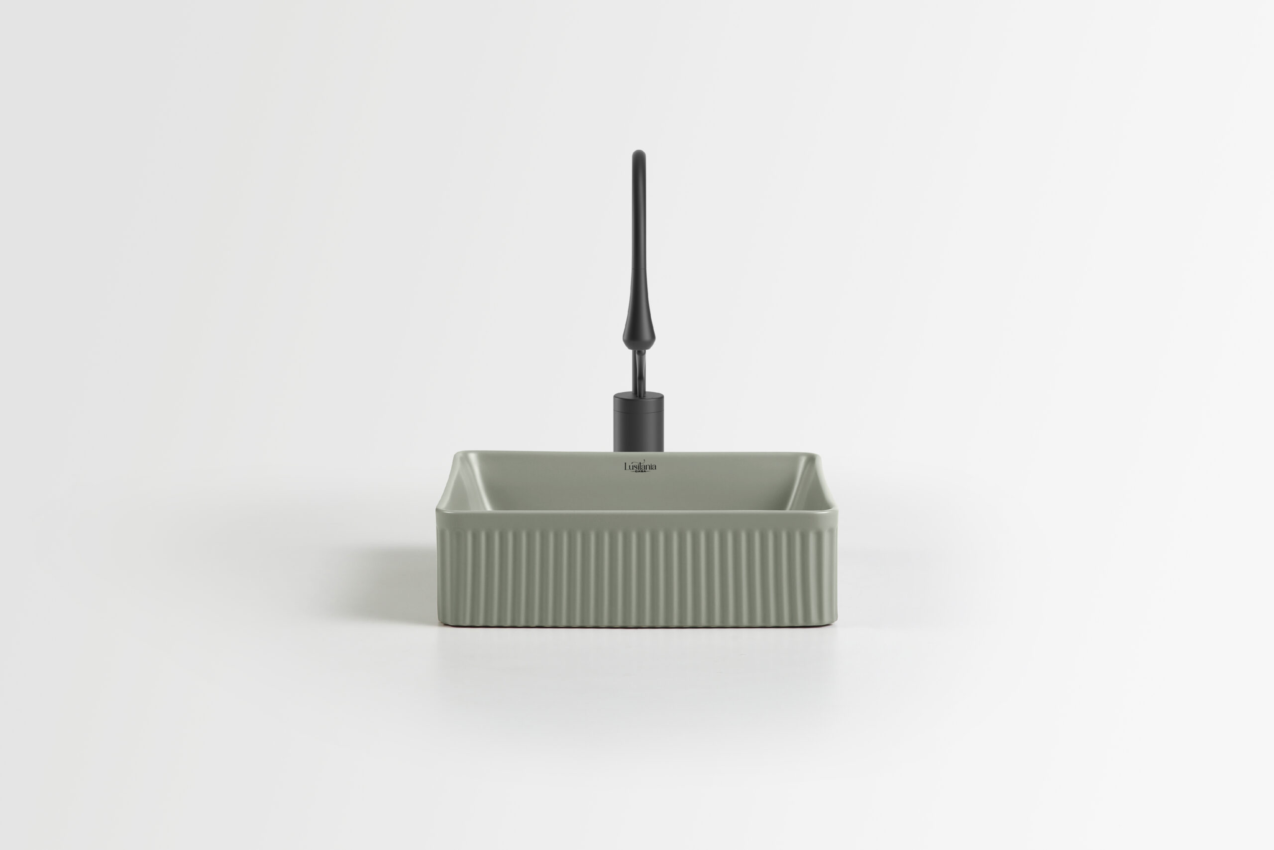 Drift Basin - 41.5 x 41.5 x 10mm - Matte Kakii