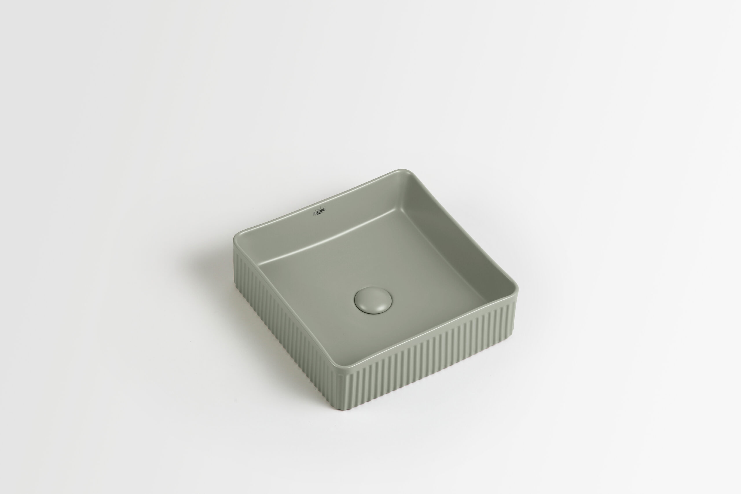 Drift Basin - 41.5 x 41.5 x 10mm - Matte Kakii