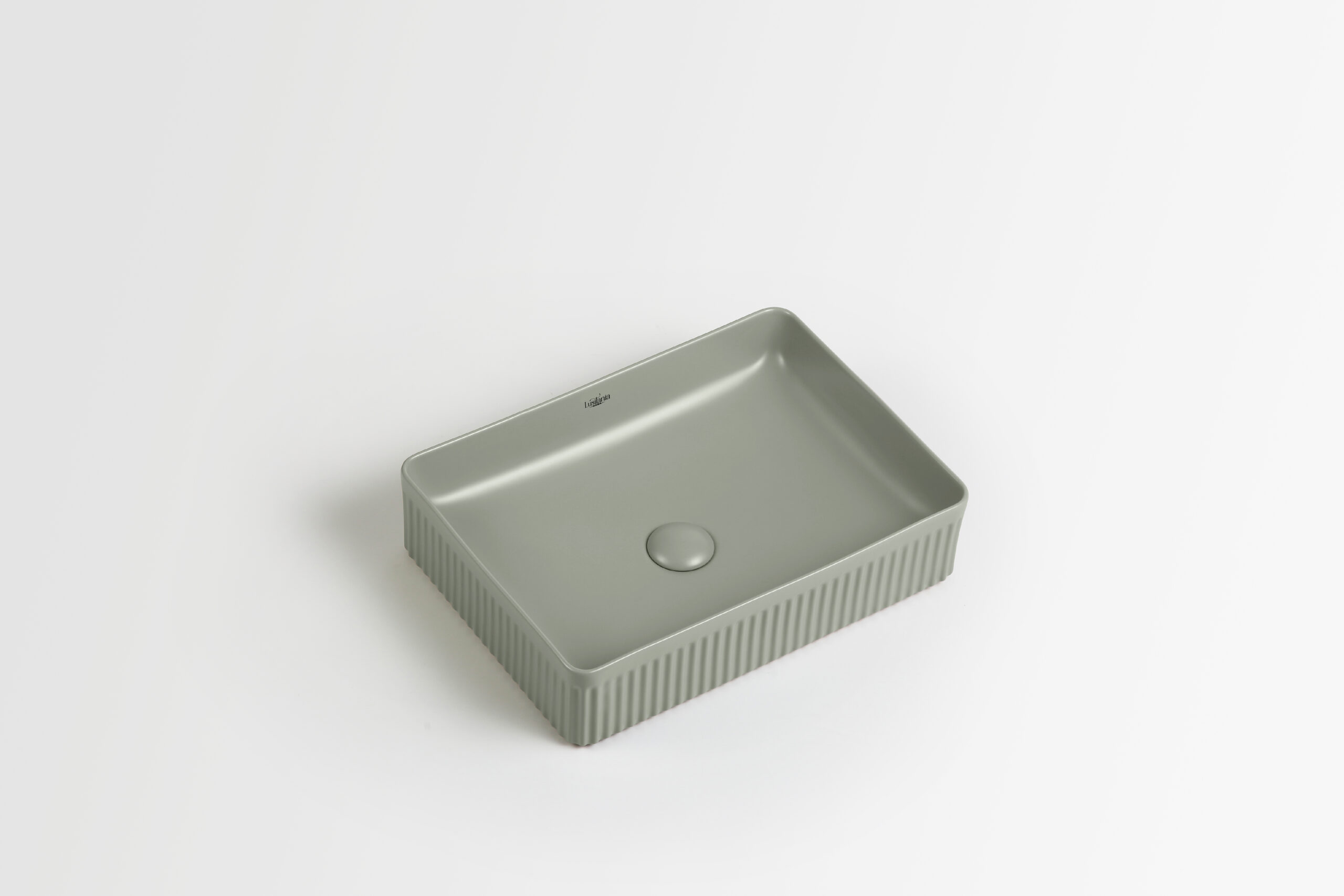 Horizon Basin - 50 x 38 x 10mm - Matte Kakii